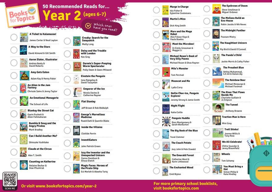 recommended reads Y2