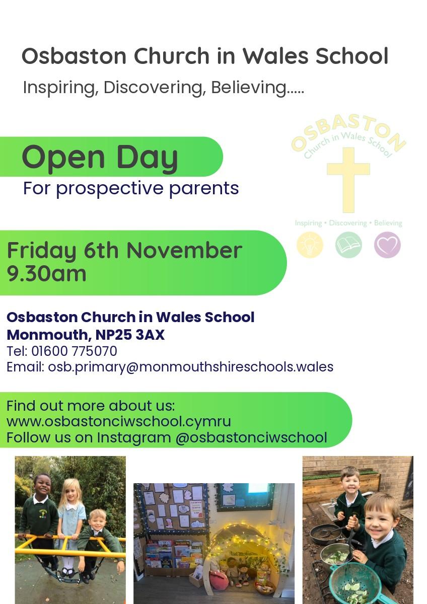 Open Day - Friday 6th November